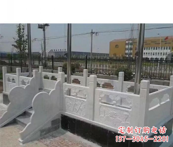 南阳完美的城市景观--汉白玉升旗台石雕