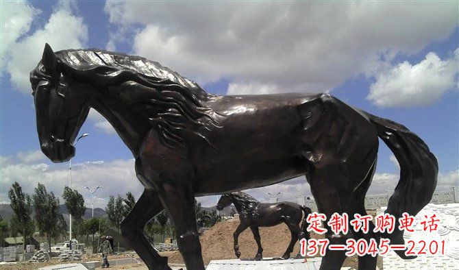 南阳专业手工制作的动物铜雕