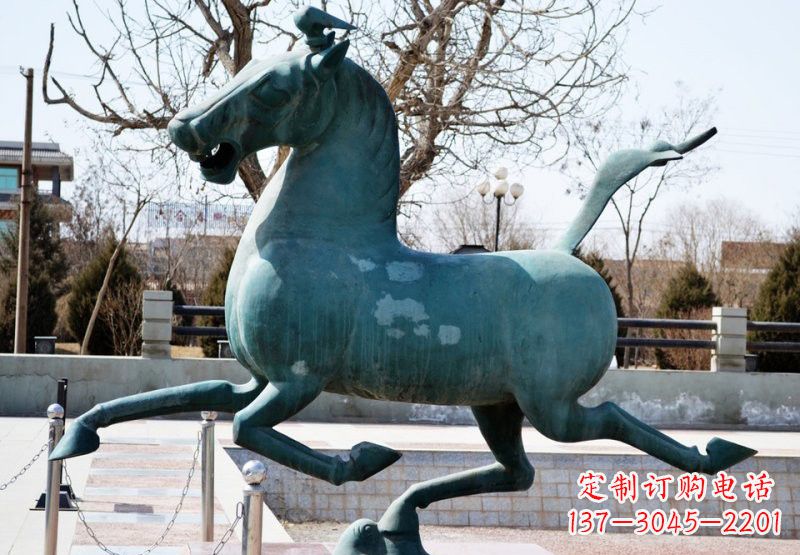 南阳艺术品马踏飞燕铜雕塑