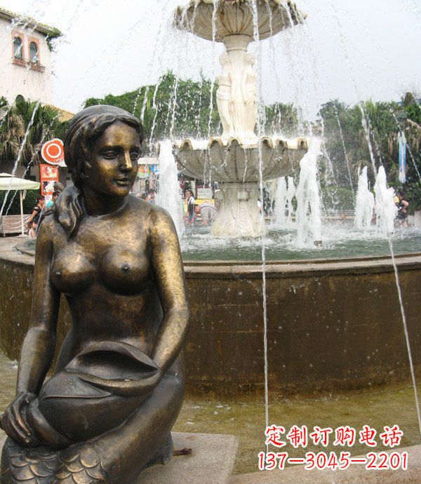 南阳海螺景观铜雕展现经典之美