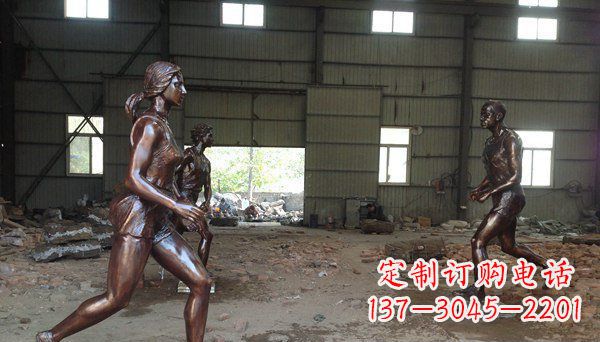南阳专为你而立!雕刻优雅女生铜雕