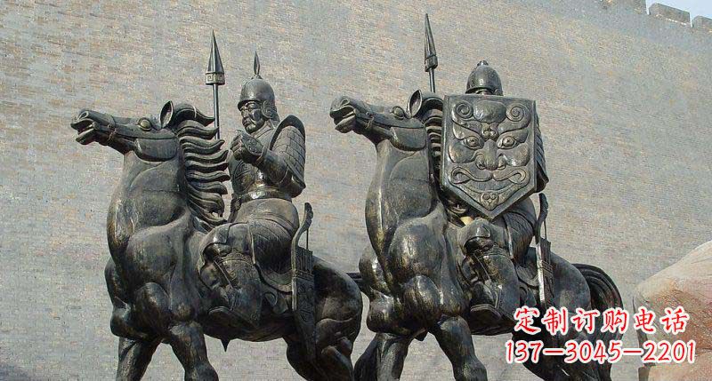 南阳中领雕塑推出的将军铜雕以古代将军的形象为…
