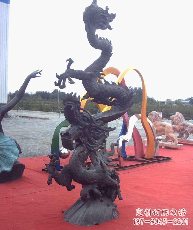 南阳精美铜雕龙,汇聚古典气息