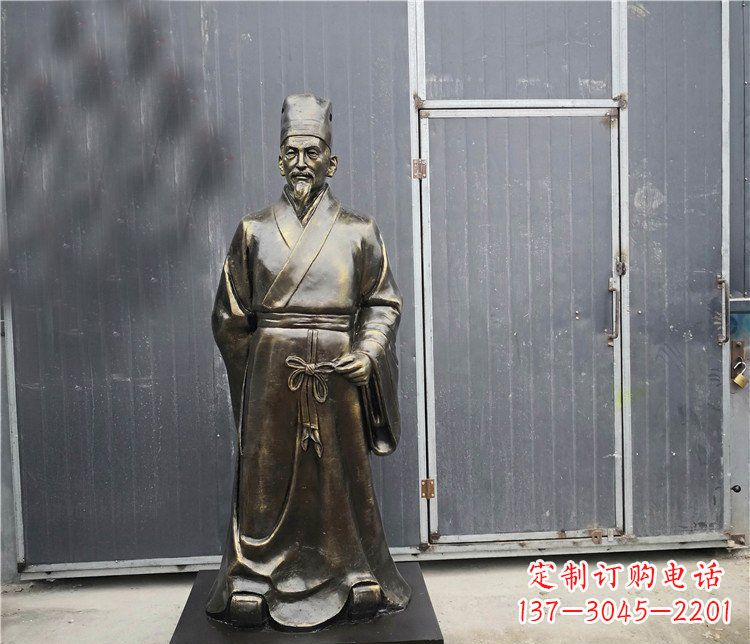 南阳中领雕塑为您打造象征李时珍行医的雕塑