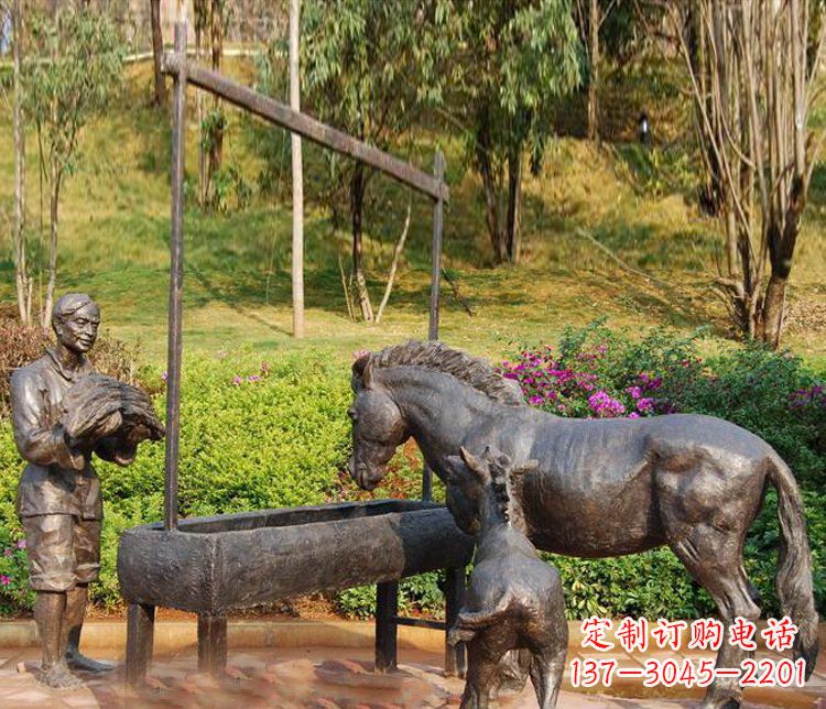 南阳高端定制铜雕动物雕塑