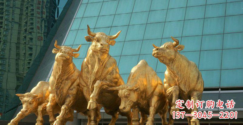 南阳五牛铜雕，装点你的家居空间