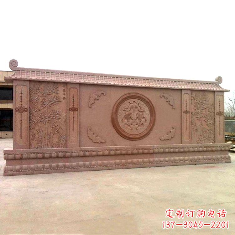 南阳广场影壁石雕