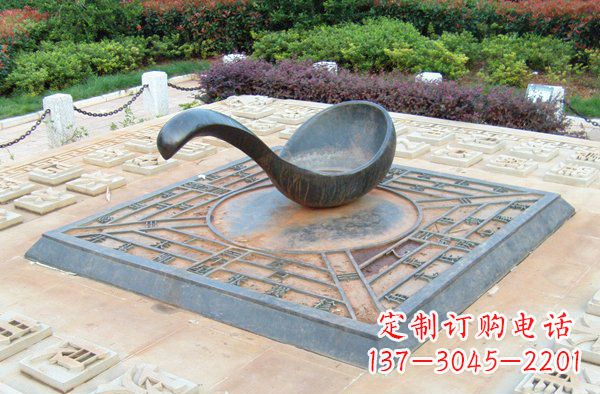 南阳让公共空间饱满指引灵性的指南针雕塑