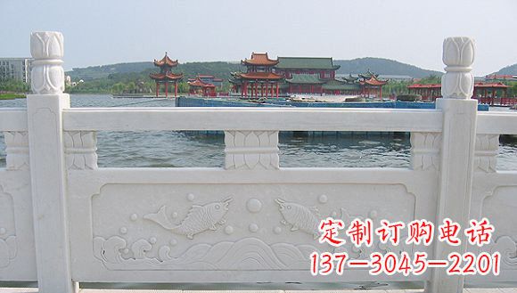 南阳海边汉白玉栏板雕塑