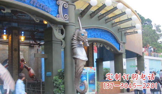 南阳海马铜雕,一流的马雕塑制作