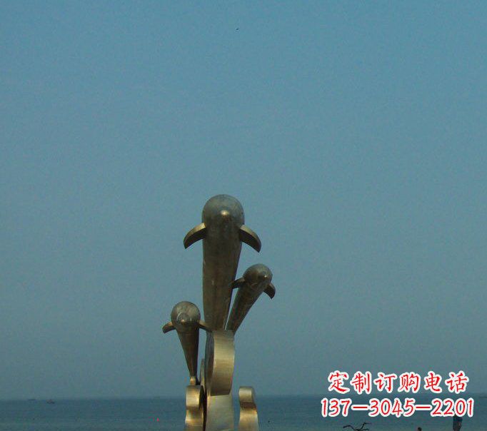 南阳浪漫海豚艺术雕塑是中领雕塑为您量身定制的…