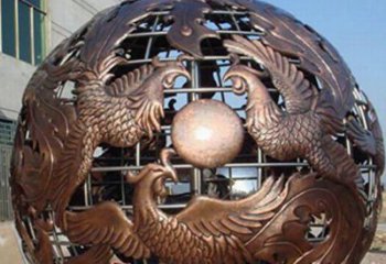 南阳中领雕塑定制经典龙凤雕塑；