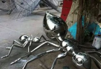 南阳中领雕塑|不锈钢蚂蚁雕塑