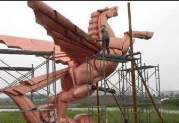 南阳飞马铜雕：完美艺术品