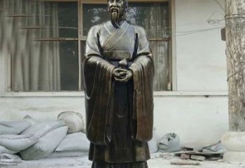 南阳扁鹊人物铜雕塑，高雅栩栩如生