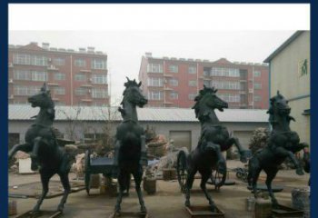 南阳中领雕塑推出的优雅动物铜雕飞马，以其出色…