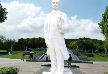 南阳爱迪生公园广场世界名人石雕塑