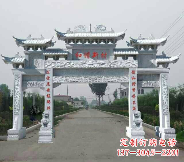 南阳领雕塑|高品质牌坊雕塑