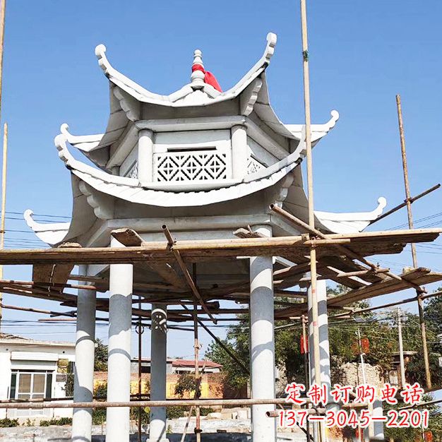 南阳汉白玉大理石凉亭