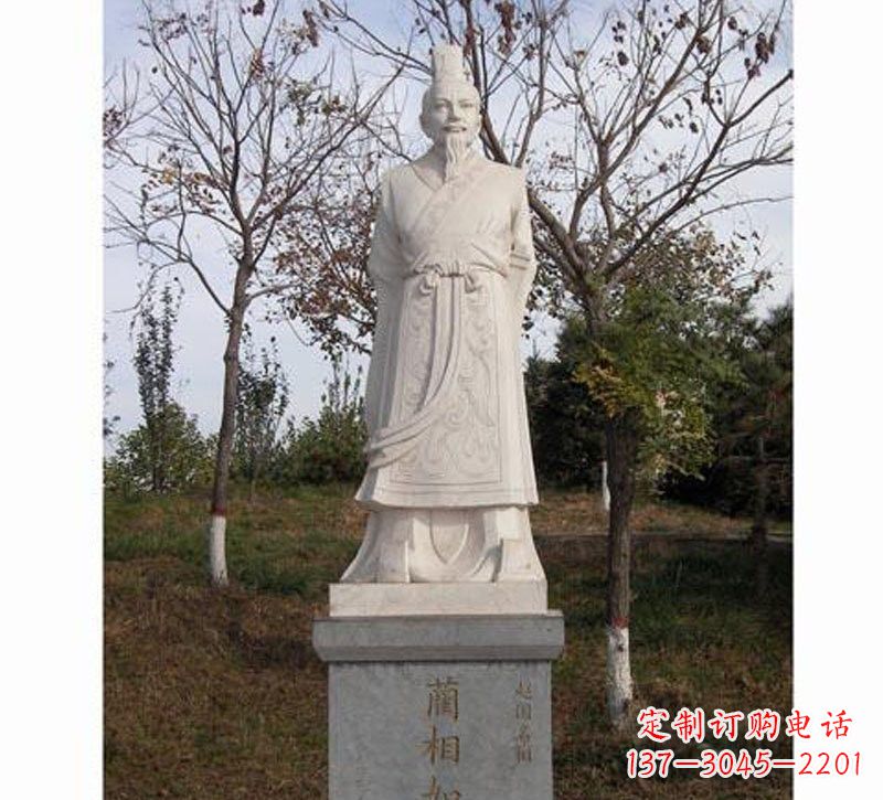 南阳领雕塑:精致古代名人石雕