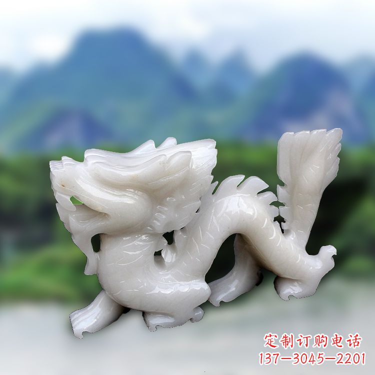 南阳汉白玉龙雕塑饱含着中国传统文化的气息,是…