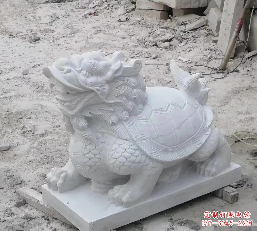 南阳汉白玉精美动物雕塑