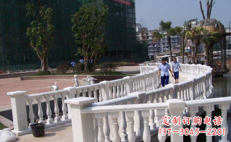 南阳美轮美奂的汉白玉欧式栏杆雕塑
