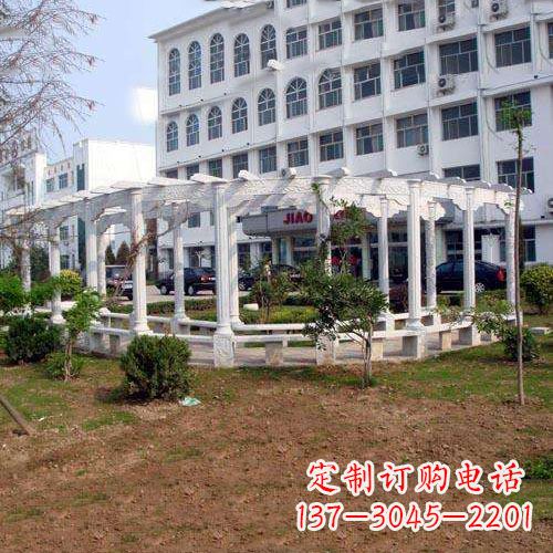 南阳汉白玉雕花架,完美融合欧式石雕