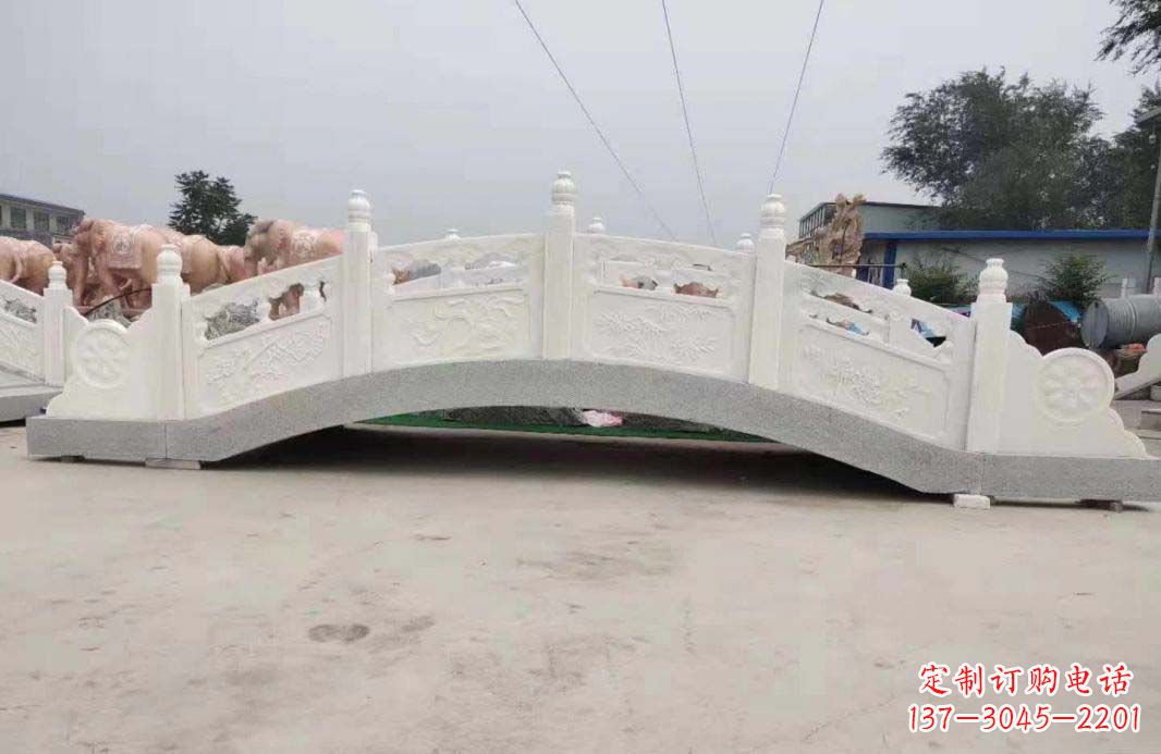 南阳汉白玉石桥雕刻,高雅与和谐的完美结合