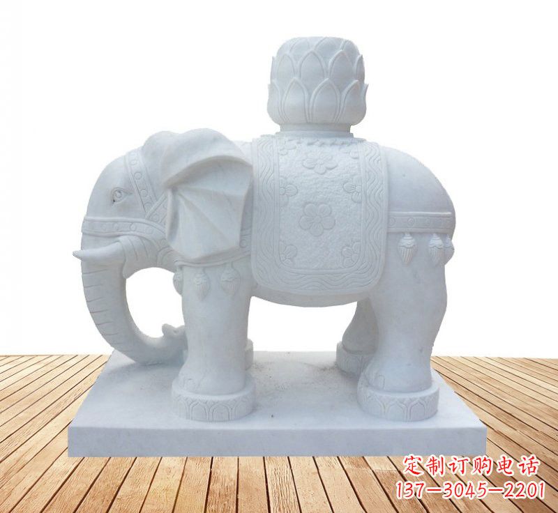 南阳海象之爱,大象石雕塑