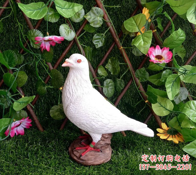 南阳定制雕塑,让和平鸽飞向每一个家庭