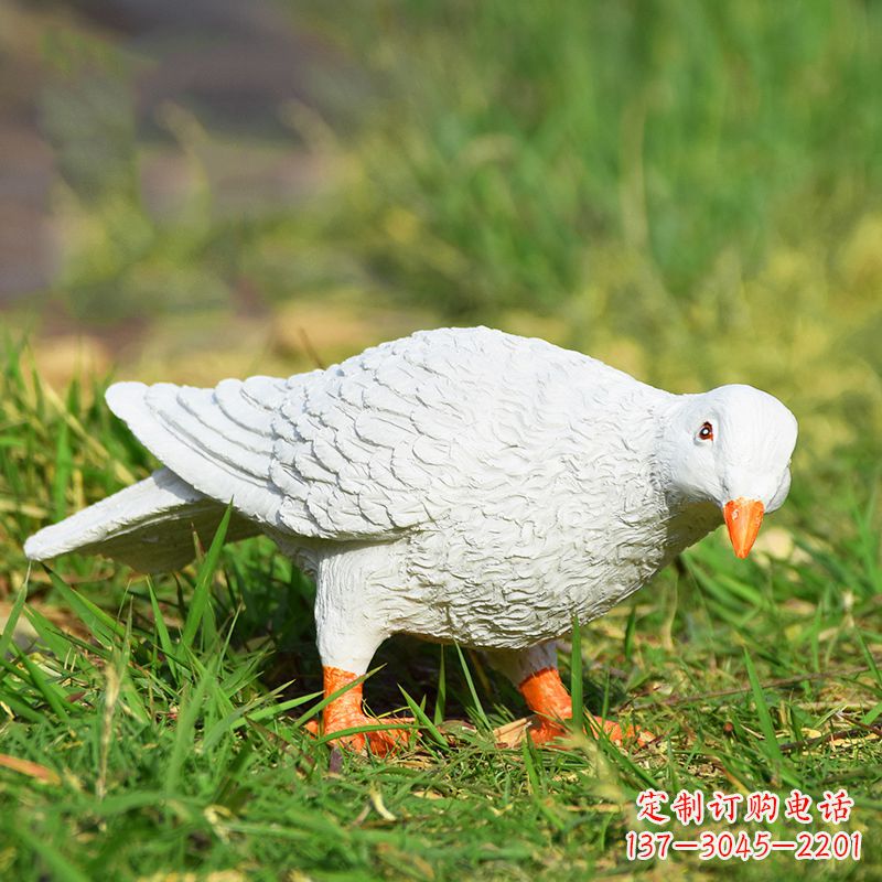 南阳中领雕塑:传递和平与爱的和平鸽雕塑