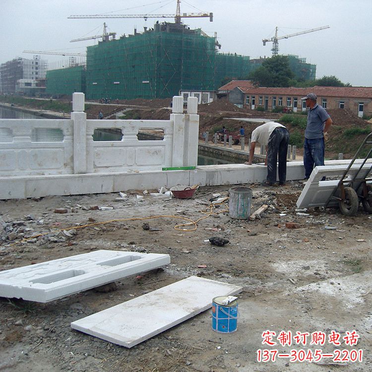 南阳河道石栏杆雕塑-做出精美的石景艺术