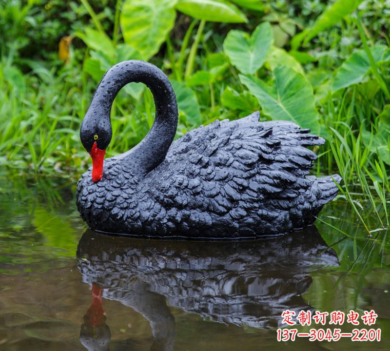 南阳优美雕塑,精致天鹅雕塑