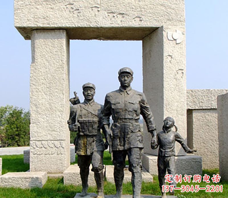 南阳红军公园雕塑,精致而独特