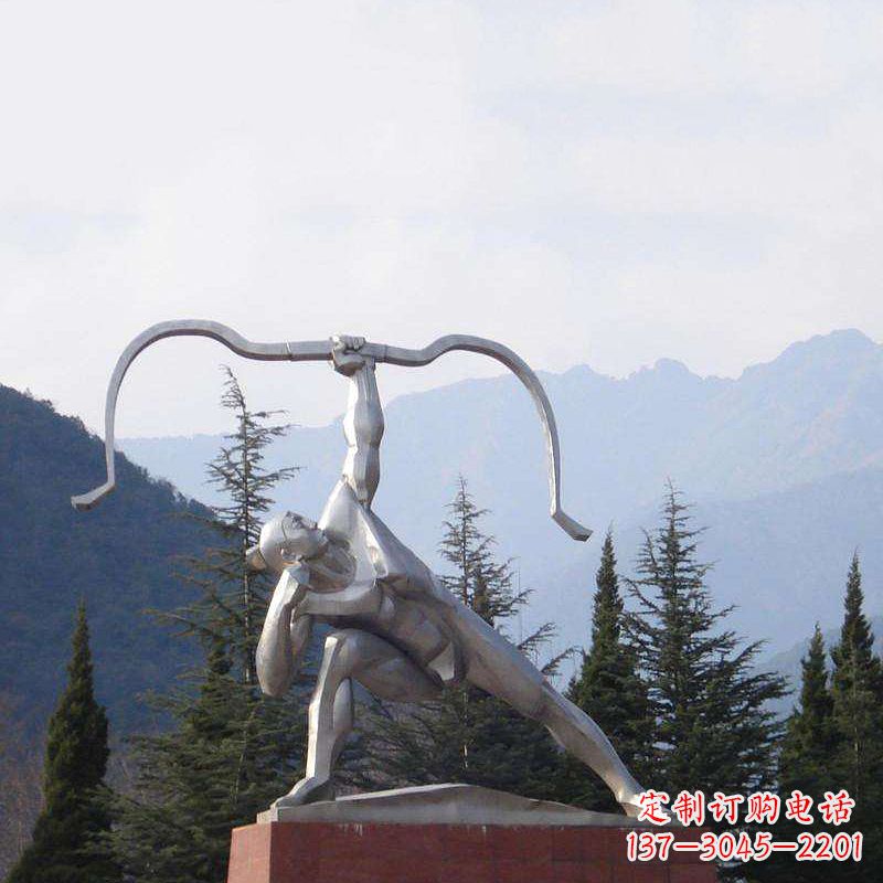 南阳后羿雕塑,不锈钢雕塑制作&定制
