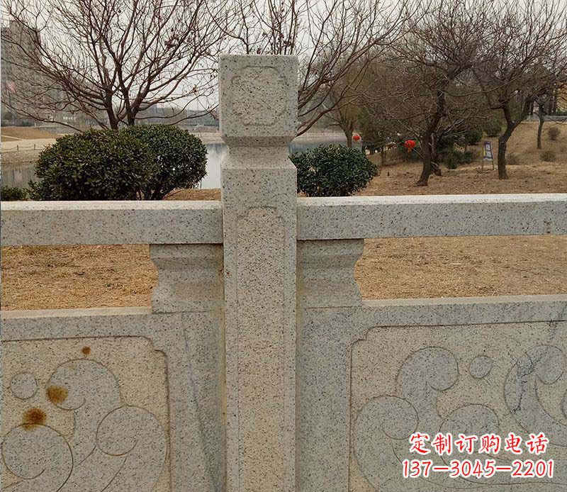 南阳定制户外大理石栏板雕塑