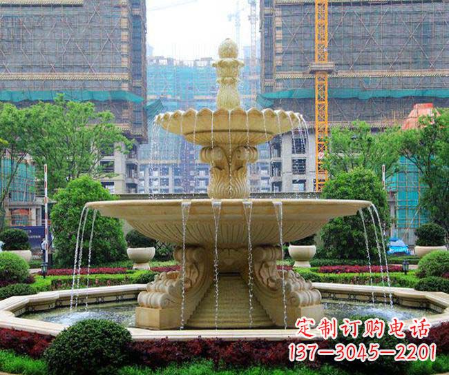 南阳多层次喷泉雕塑,为您带来清凉夏日