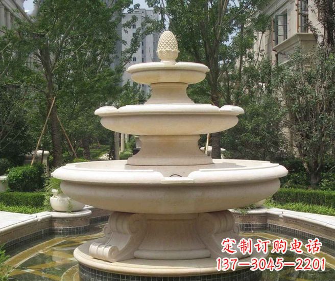 南阳丰富精美的喷泉石雕