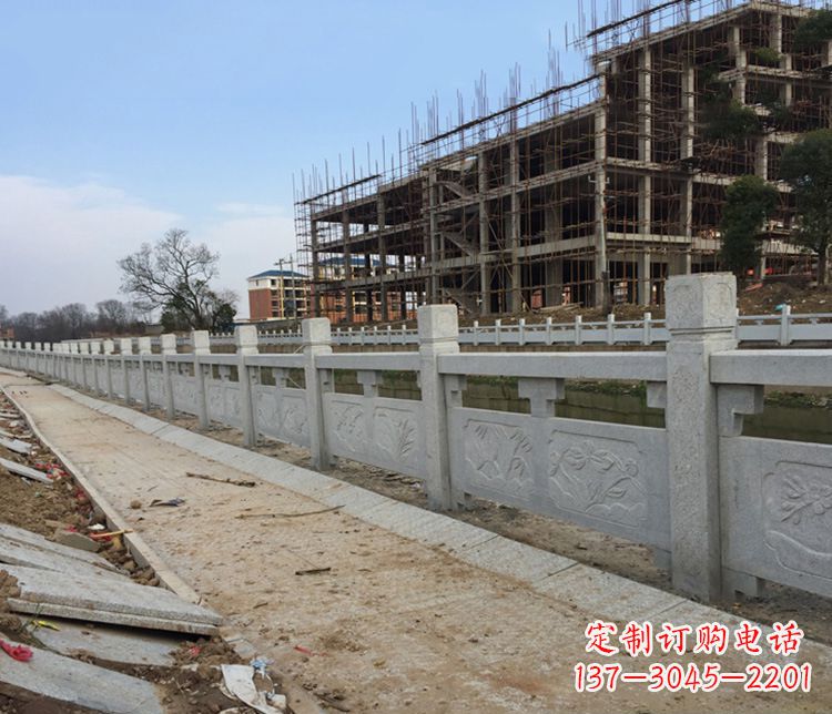 南阳护城河大理石栏板石雕 (4)