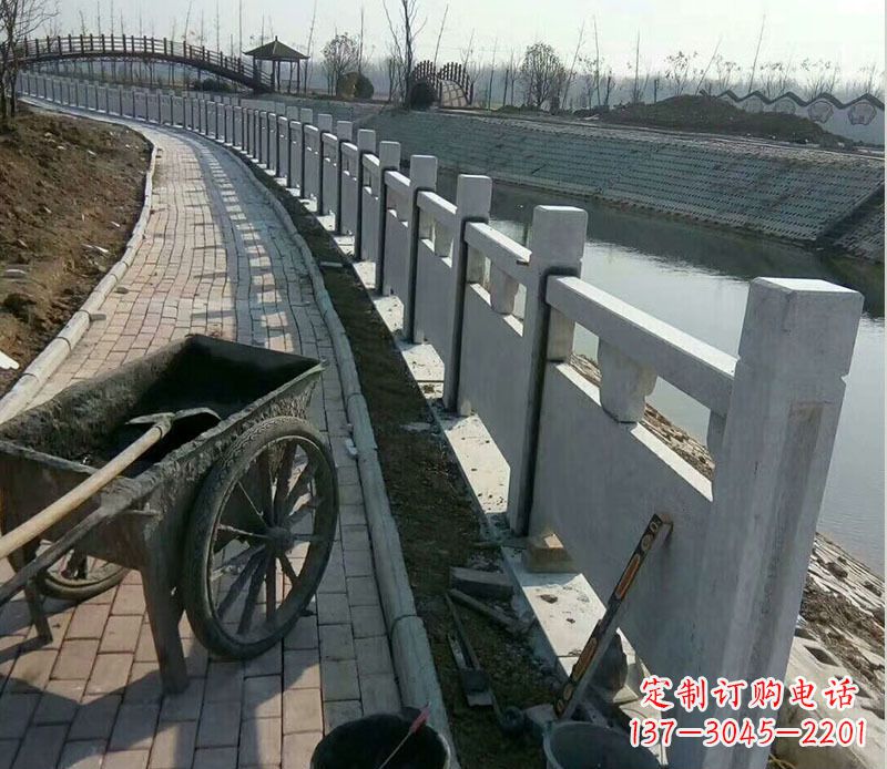 南阳精美大理石栏杆石雕