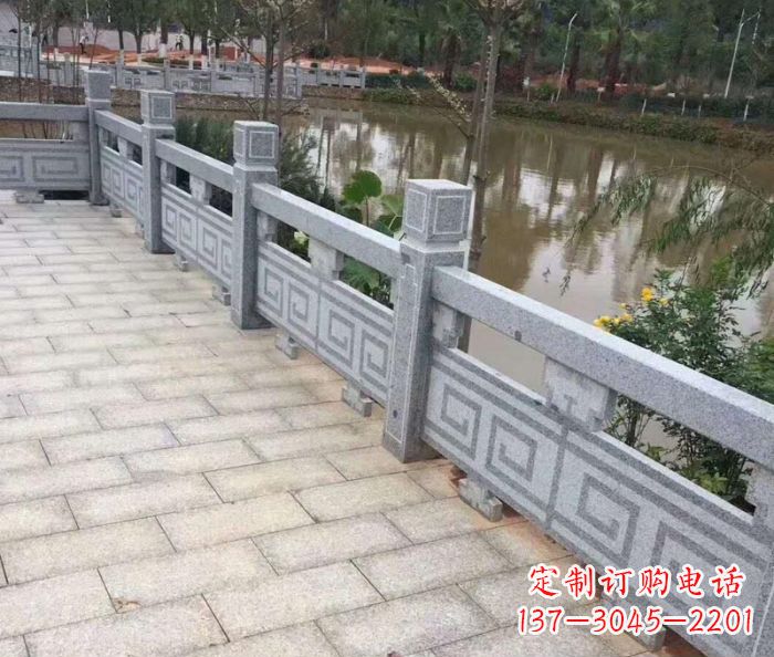 南阳中领雕塑护城河建筑石雕栏板