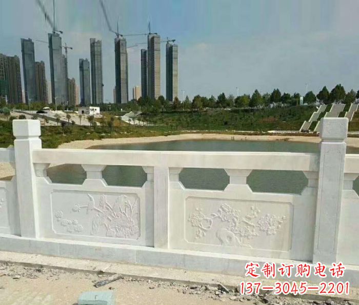 南阳护城河建筑石雕栏板,精美绝伦