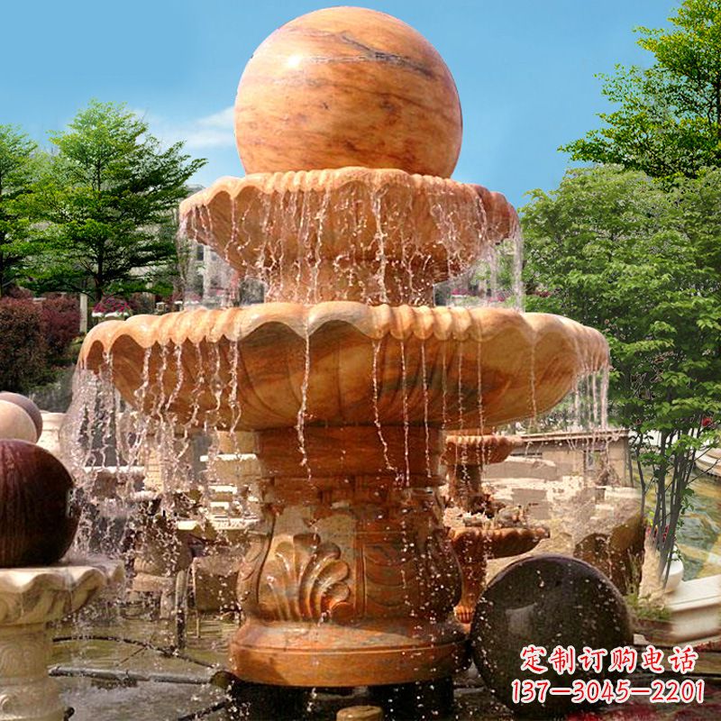 南阳花岗岩石雕塑风水球,汇聚优雅与高贵