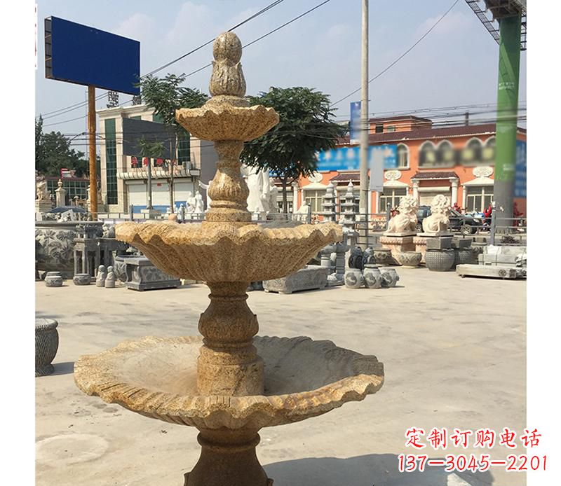 南阳花岗岩双层景观喷泉