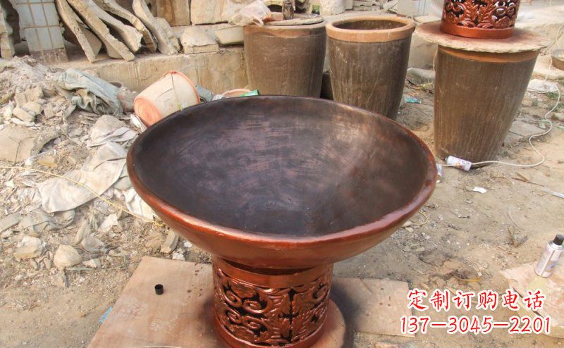 南阳铜雕花盆,为景观打造精致无瑕