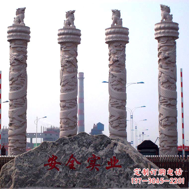 南阳华表雕塑