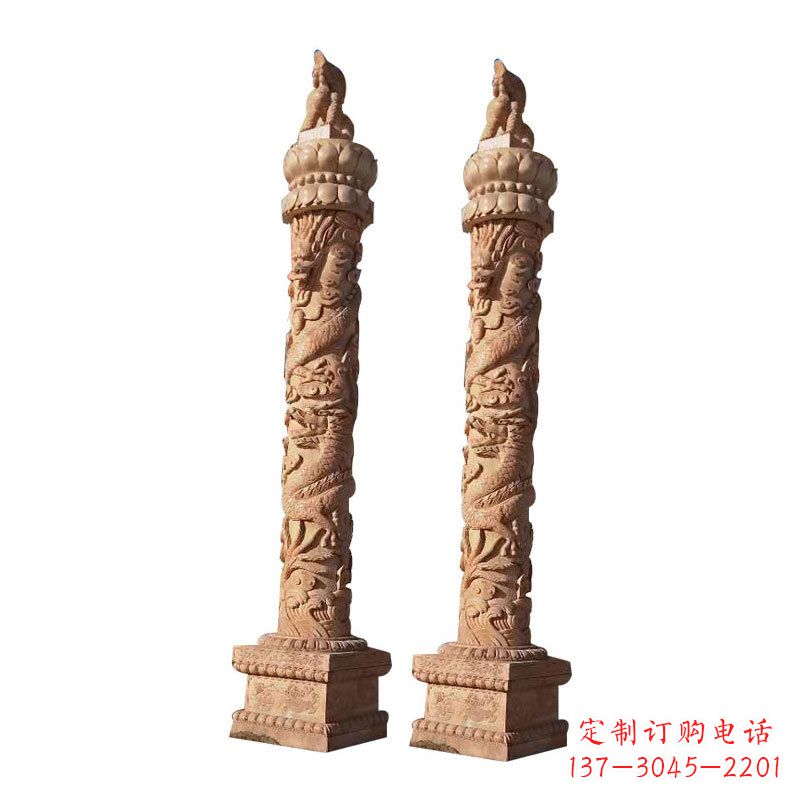 南阳华表雕塑,精美石材雕刻让生活如诗