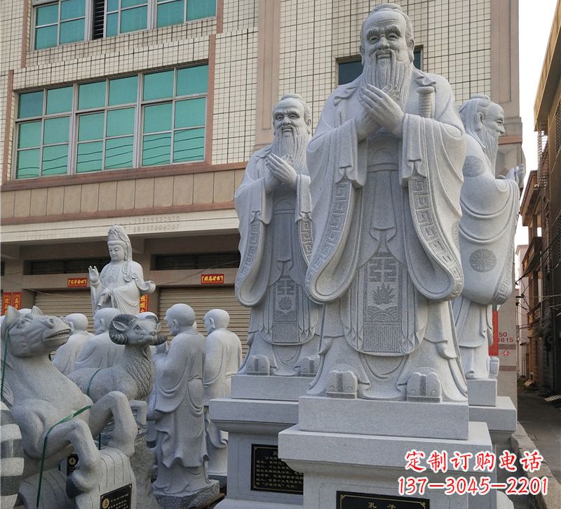 南阳华农孔子像,传承文明之美