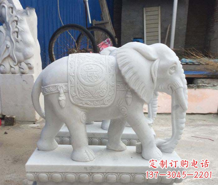 南阳精美大象雕塑，门口装点新灵感